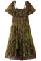 2-way tulle Volume Flower Print Camisole Dress/2WAYチュールボリュームフラワープリントキャミワンピース メゾンスペシャル/MAISON SPECIAL BRN(ブラウン)