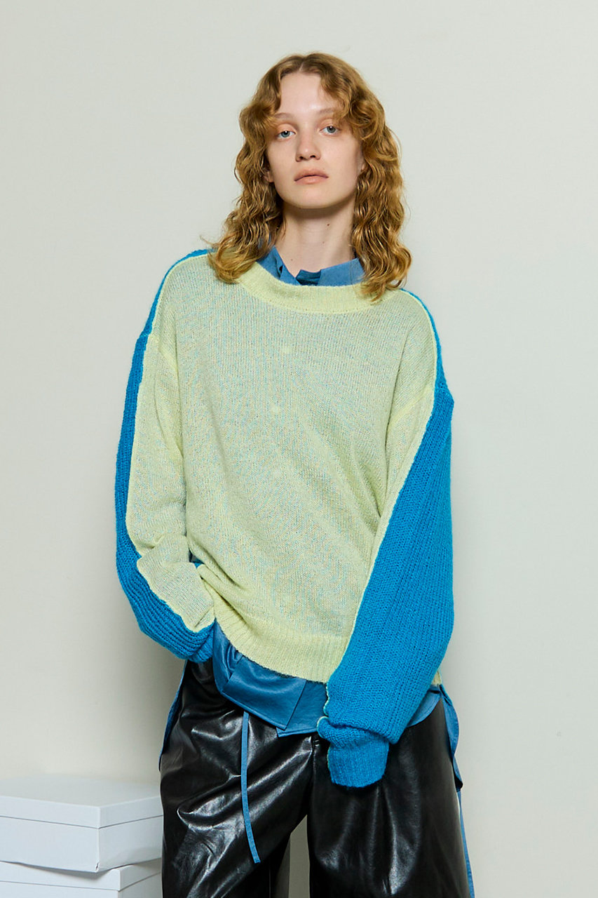 その他 MAISON SPECIAL TOP MAISON SPECIAL(メゾンスペシャル)｜Kid Mohair Two-Tone Knit Top