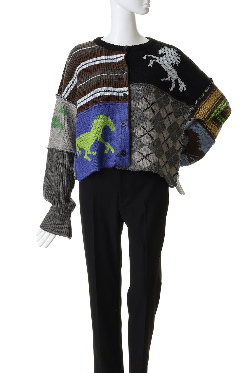 MAISON SPECIAL(メゾンスペシャル)｜Horse Knit Cardigan/ホースニット