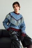 Fringe Feather Knit/フリンジフェザーニット