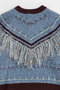 Fringe Feather Knit/フリンジフェザーニット メゾンスペシャル/MAISON SPECIAL