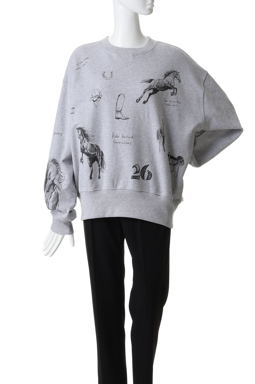 MAISON SPECIAL(メゾンスペシャル)｜Drawing Horse Sweatshirt