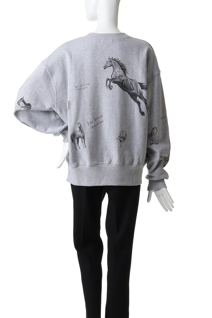MAISON SPECIAL(メゾンスペシャル)｜Drawing Horse Sweatshirt