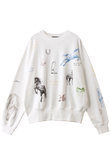 Drawing Horse Sweatshirt/ドローイングホーススウェット