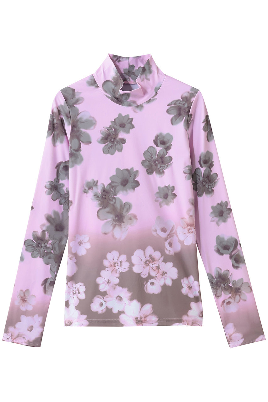 メゾンスペシャル/MAISON SPECIALのGradient Turtle Flower Top/グラデーションタートルフラワートップス(PNK(ピンク)/21252415815)