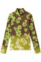 Gradient Turtle Flower Top/グラデーションタートルフラワートップス メゾンスペシャル/MAISON SPECIAL BRN(ブラウン)