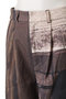 Cityscape Photo Collage Pants/シティースケープフォトコラージュパンツ メゾンスペシャル/MAISON SPECIAL