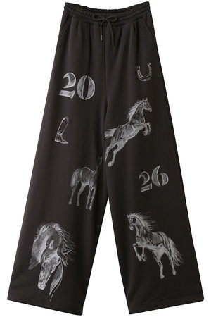 メゾンスペシャル/MAISON SPECIALのDrawing Horse Sweatpants/ドローイングホーススウェットパンツ(110600/110601)