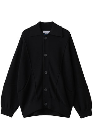 メゾンスペシャル/MAISON SPECIALの【UNISEX】編みかえハイゲージポロカーデ(110300/110303)