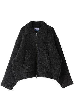 メゾンスペシャル/MAISON SPECIALの【UNISEX】フェードヤーン襟付きZIPニットブルゾン(110300/110303)