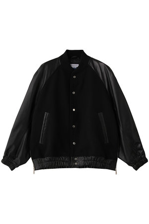 メゾンスペシャル/MAISON SPECIALの【UNISEX】SHEEPレザーコンビスタジャン(110800/110802)