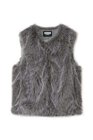 メゾンスペシャル/MAISON SPECIALの【UNISEX】フェイクファー オーバーベスト(110800/110806)