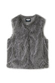 【UNISEX】フェイクファー オーバーベスト