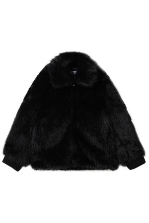 メゾンスペシャル/MAISON SPECIALの【UNISEX】フェイクファー オーバーブルゾン(110800/110802)