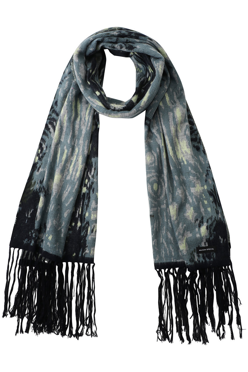 メゾンスペシャル/MAISON SPECIALの【UNISEX】アブストラクトJQDマフラー(MLT1(マルチカラー)/11252661203)