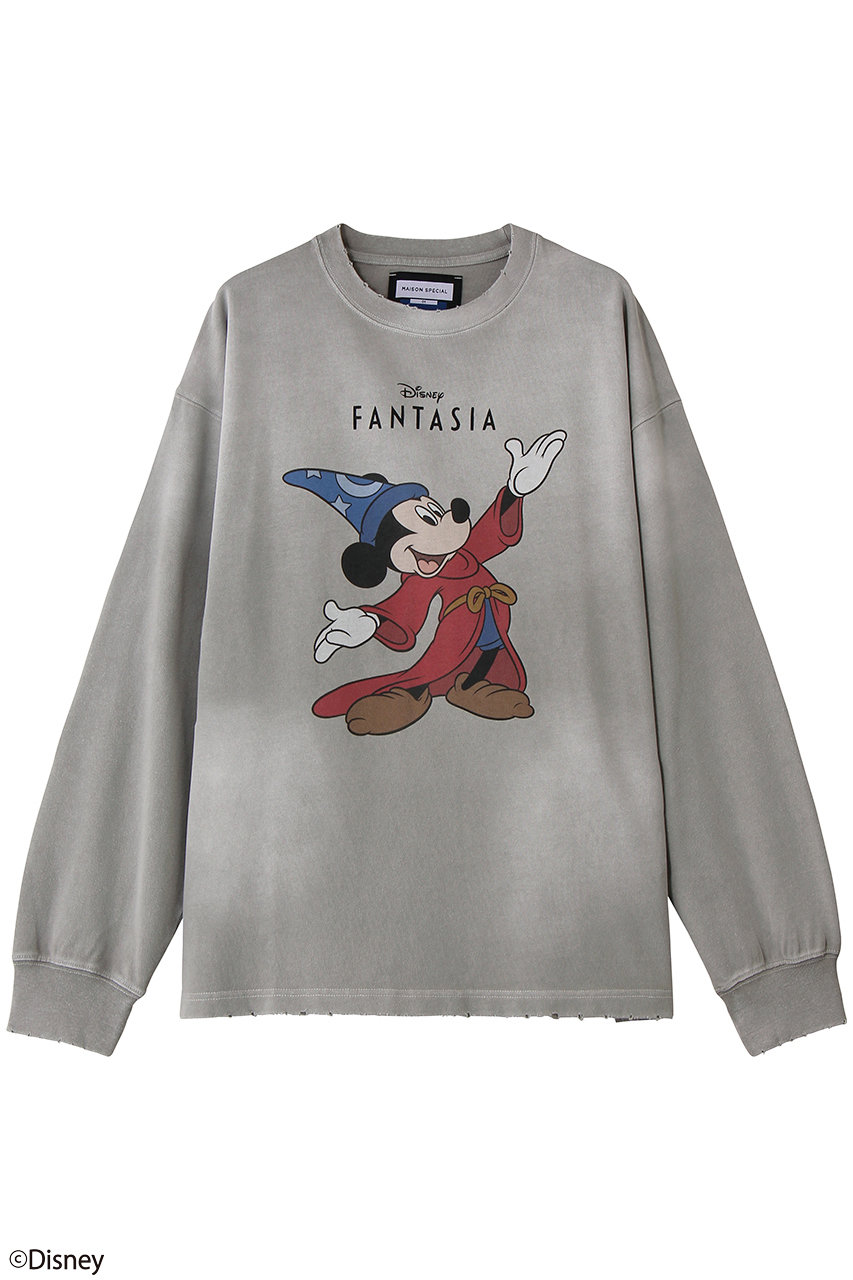 メゾンスペシャル/MAISON SPECIALの【UNISEX】【MOVIE SERIES】「FANTASIA」-HAND-ロングスリーブTシャツ(GRY(グレー)/11252411323)