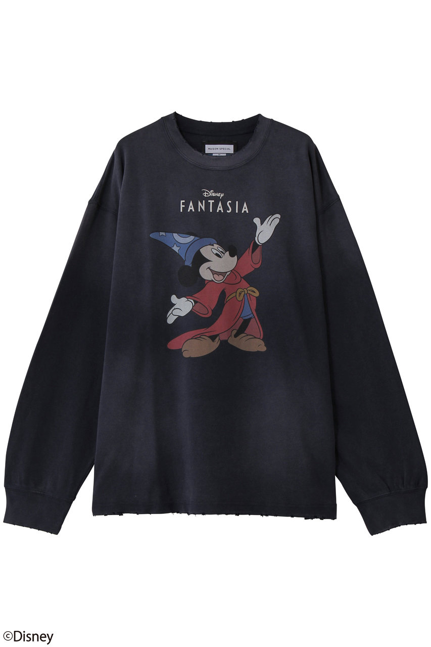 メゾンスペシャル/MAISON SPECIALの【UNISEX】【MOVIE SERIES】「FANTASIA」-HAND-ロングスリーブTシャツ(NVY(ネイビー)/11252411323)