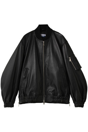 メゾンスペシャル/MAISON SPECIALの【UNISEX】SHEEPレザーMA-1(110900/110905)