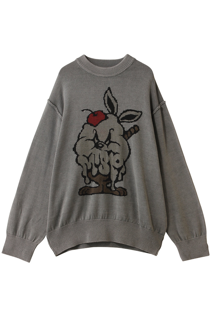 メゾンスペシャル/MAISON SPECIALの【UNISEX】パフェバニー JQDニットL/S(G.BGE(グレーベージュ)/11261361202)