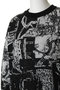 【UNISEX】総柄JQDニット スカーフコラージュパターン メゾンスペシャル/MAISON SPECIAL