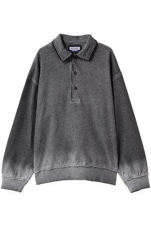 メゾンスペシャル/MAISON SPECIALの【UNISEX】DEEP FRONT　ポロスウェットPO(110100/110105)