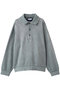 【UNISEX】DEEP FRONT　ポロスウェットPO メゾンスペシャル/MAISON SPECIAL S.BLU(スカイブルー)