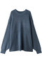 【UNISEX】C/Aクルーネックニット メゾンスペシャル/MAISON SPECIAL D.BLU(ダークブルー）