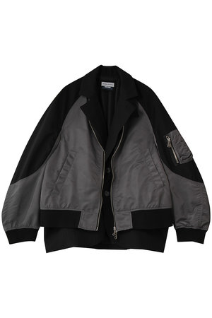 メゾンスペシャル/MAISON SPECIALの【UNISEX】MA-1レイヤリング 2Bジャケット(110800/110801)
