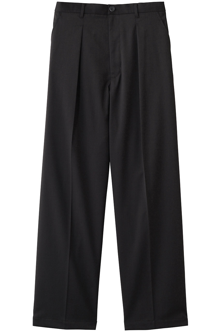 メゾンスペシャル/MAISON SPECIALの【UNISEX】プライムワイドワンタックパンツ(D.BLK(ブラック)/11241461217)