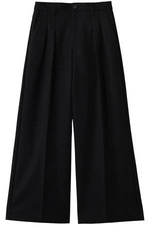 メゾンスペシャル/MAISON SPECIALの【UNISEX】48/2 4色シャンブレーウールツータックワイド(110600/110601)