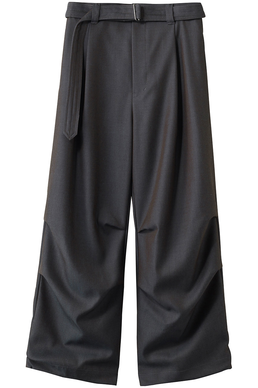 メゾンスペシャル/MAISON SPECIALの【UNISEX】48/2 4色シャンブレーウールスノーパンツ(S.BLU(スカイブルー)/11251461216)