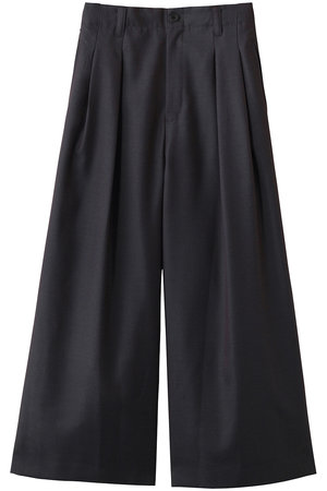 メゾンスペシャル/MAISON SPECIALの【UNISEX】72/2 4色シャンブレーウールバギーパンツ(110600/110601)