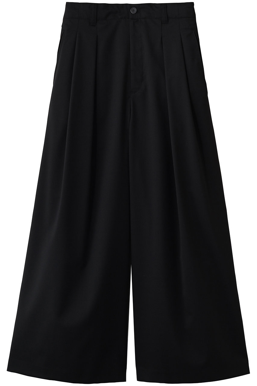 メゾンスペシャル/MAISON SPECIALの【UNISEX】TWバギースラックス(BLK(ブラック)/11251461219)