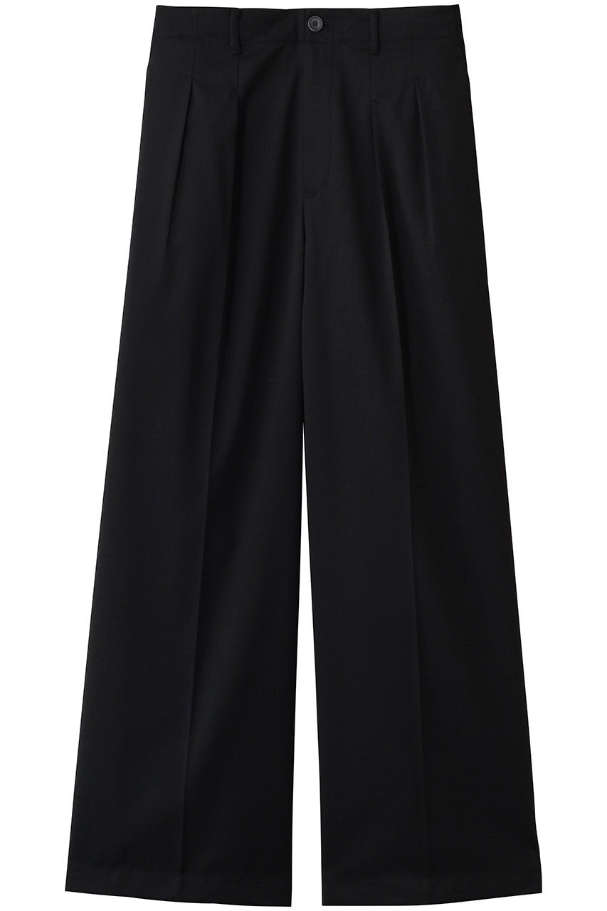 メゾンスペシャル/MAISON SPECIALの【UNISEX】プライムワイドコンティニュアスパンツ(BLK(ブラック)/11251461521)
