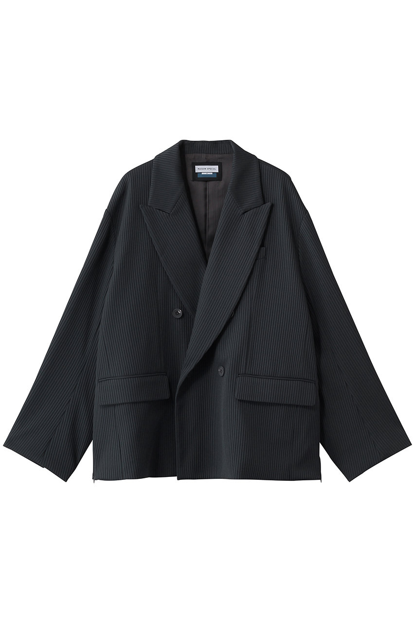 メゾンスペシャル/MAISON SPECIALの【UNISEX】オメガリブプライムオーバーダブルジャケット(C.GRY(チャコールグレー)/11261111604)