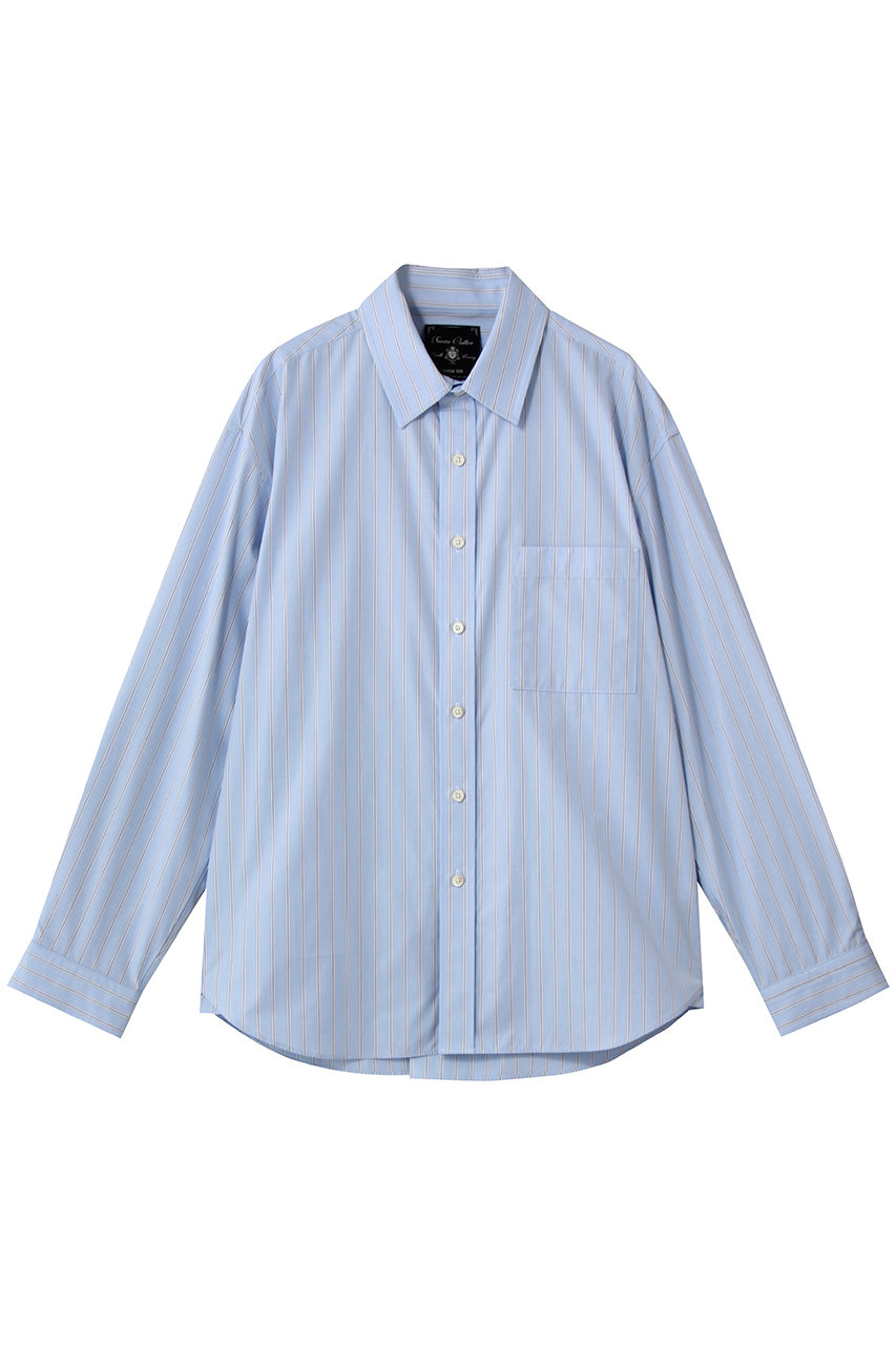 メゾンスペシャル/MAISON SPECIALの【UNISEX】120/2スビンコットン Prime-Over レギュラーシャツ(S.BLU(スカイブルー)/11261311601)