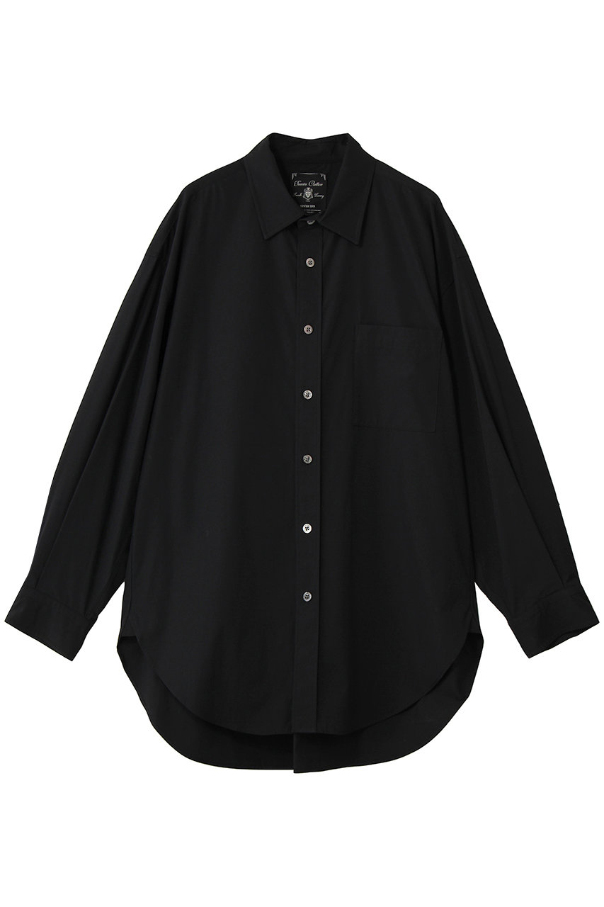 メゾンスペシャル/MAISON SPECIALの【UNISEX】120/2 スビンコットンシャツコート(BLK(ブラック)/11261311602)