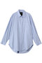 【UNISEX】120/2 スビンコットンシャツコート メゾンスペシャル/MAISON SPECIAL S.BLU(スカイブルー)