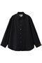 【UNISEX】72/2 4色シャンブレーウールシャツ メゾンスペシャル/MAISON SPECIAL BLK(ブラック)
