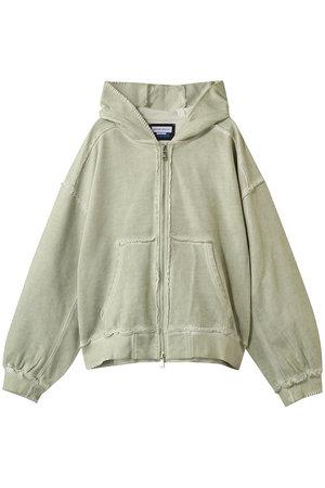 メゾンスペシャル/MAISON SPECIALの【UNISEX】オーバーダイエンブロイダリーZIPパーカー(110100/110105)