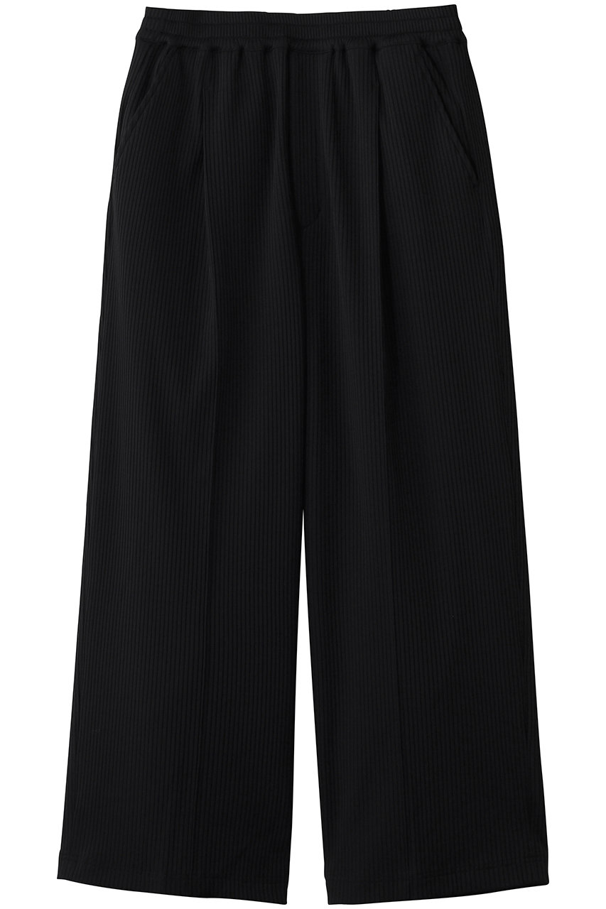メゾンスペシャル/MAISON SPECIALの【UNISEX】オメガリブプライムワイドパンツ(BLK(ブラック)/11261461203)