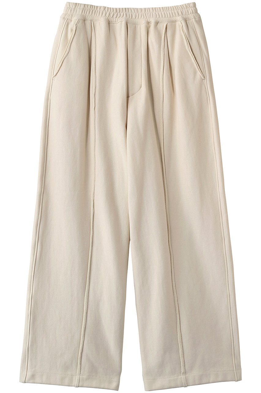 MAISON SPECIAL 【UNISEX】ヘビースウェット プライムワイドPT (O.WHT(オフホワイト), 1) メゾンスペシャル ELLE SHOP
