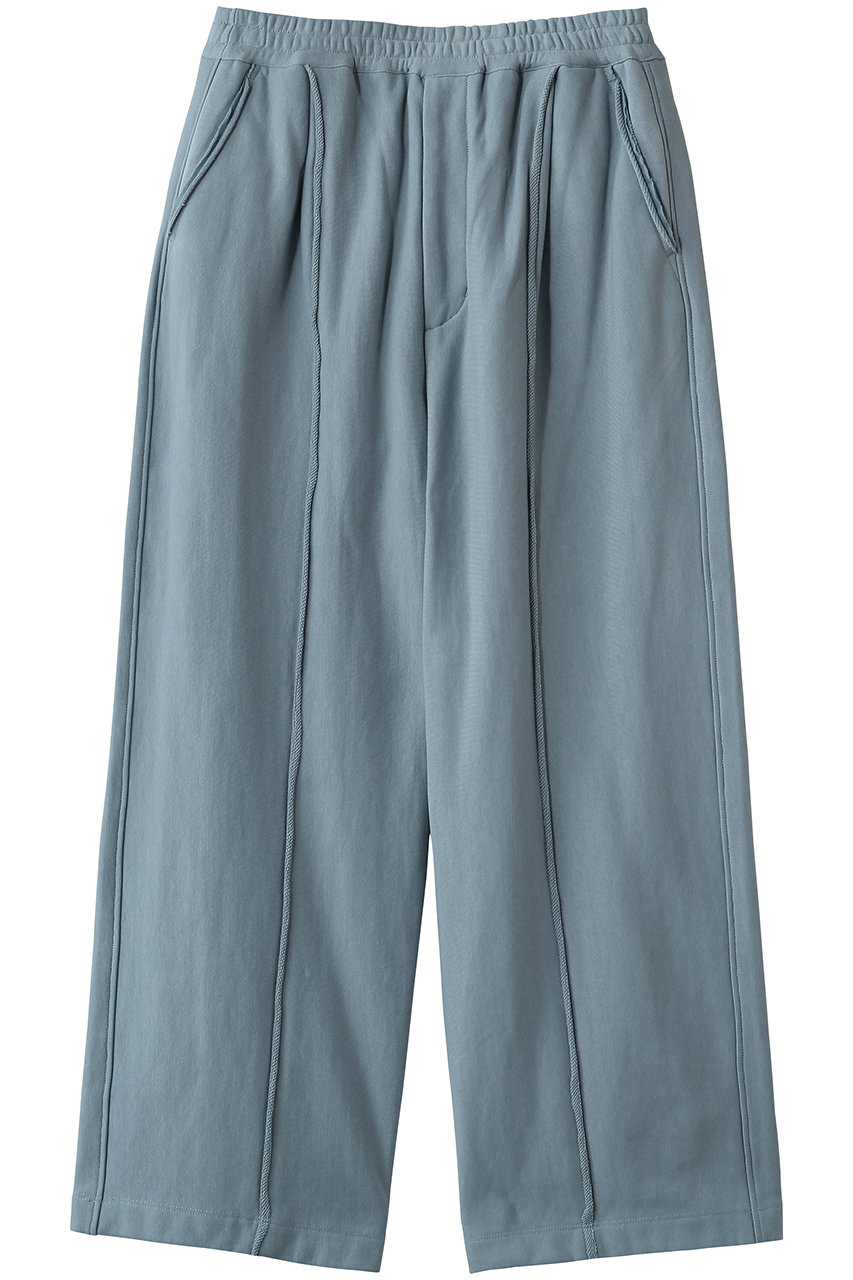 MAISON SPECIAL 【UNISEX】ヘビースウェット プライムワイドPT (L.BLU(ライトブルー), 1) メゾンスペシャル ELLE SHOP