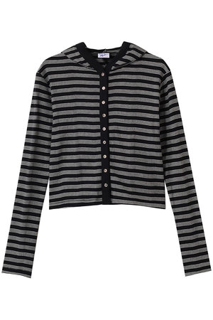 メゾンスペシャル/MAISON SPECIALの【MILLER】Rib Hoodie Cardigan/リブフーディーカーディガン(110100/110104)