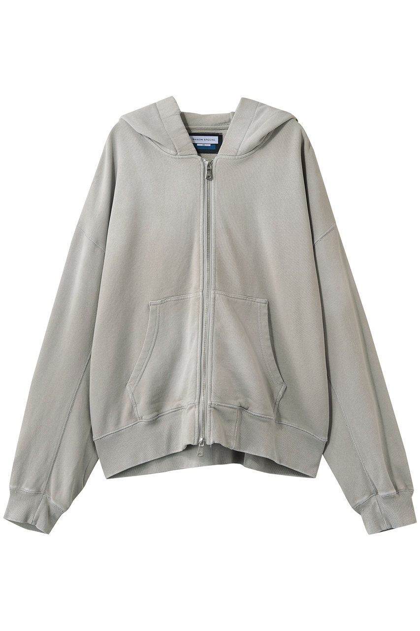メゾンスペシャル/MAISON SPECIALの【UNISEX】Prime-Over フェードZIPパーカー(G.BGE(グレーベージュ)/11261411312)