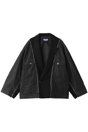 メゾンスペシャル/MAISON SPECIALの【UNISEX】ドッキングデニム ピークドラペルJKT(110800/110801)