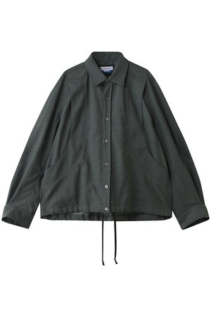 メゾンスペシャル/MAISON SPECIALの【UNISEX】西川毛織　ウールカーブシャツ(110400/110403)