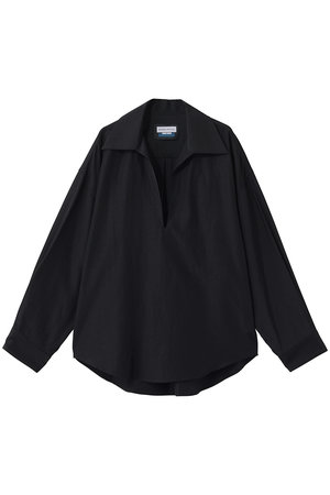 メゾンスペシャル/MAISON SPECIALの【UNISEX】DEEP FRONT スキッパーシャツ(110400/110403)