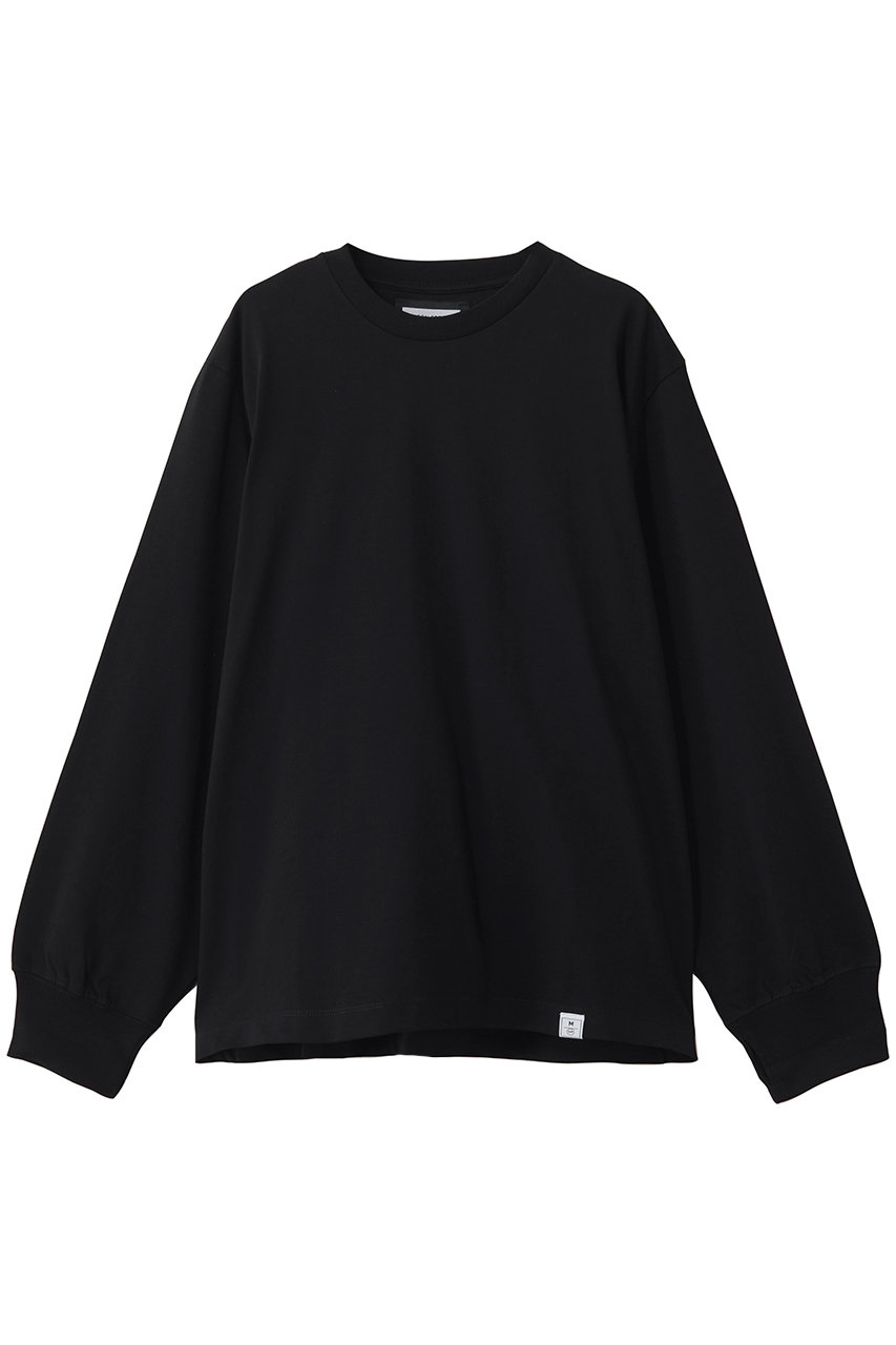 メゾンスペシャル/MAISON SPECIALの【UNISEX】天竺L/Sカットソー(BLK(ブラック)/11261411601)