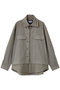 【UNISEX】レイヤリングオープンカラーシャツ メゾンスペシャル/MAISON SPECIAL G.BGE(グレーベージュ)